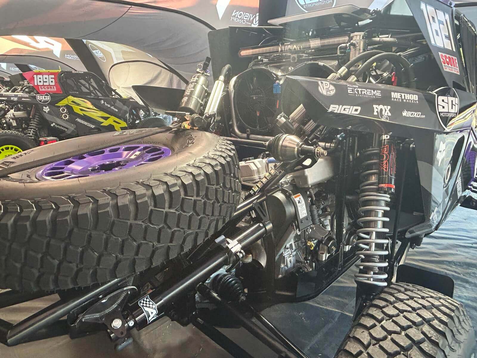 The Polaris RZR Pro R Factory uses the same engine and other components as the production Pro R.