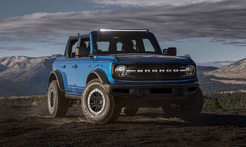 The 2024 Ford Bronco off-roading