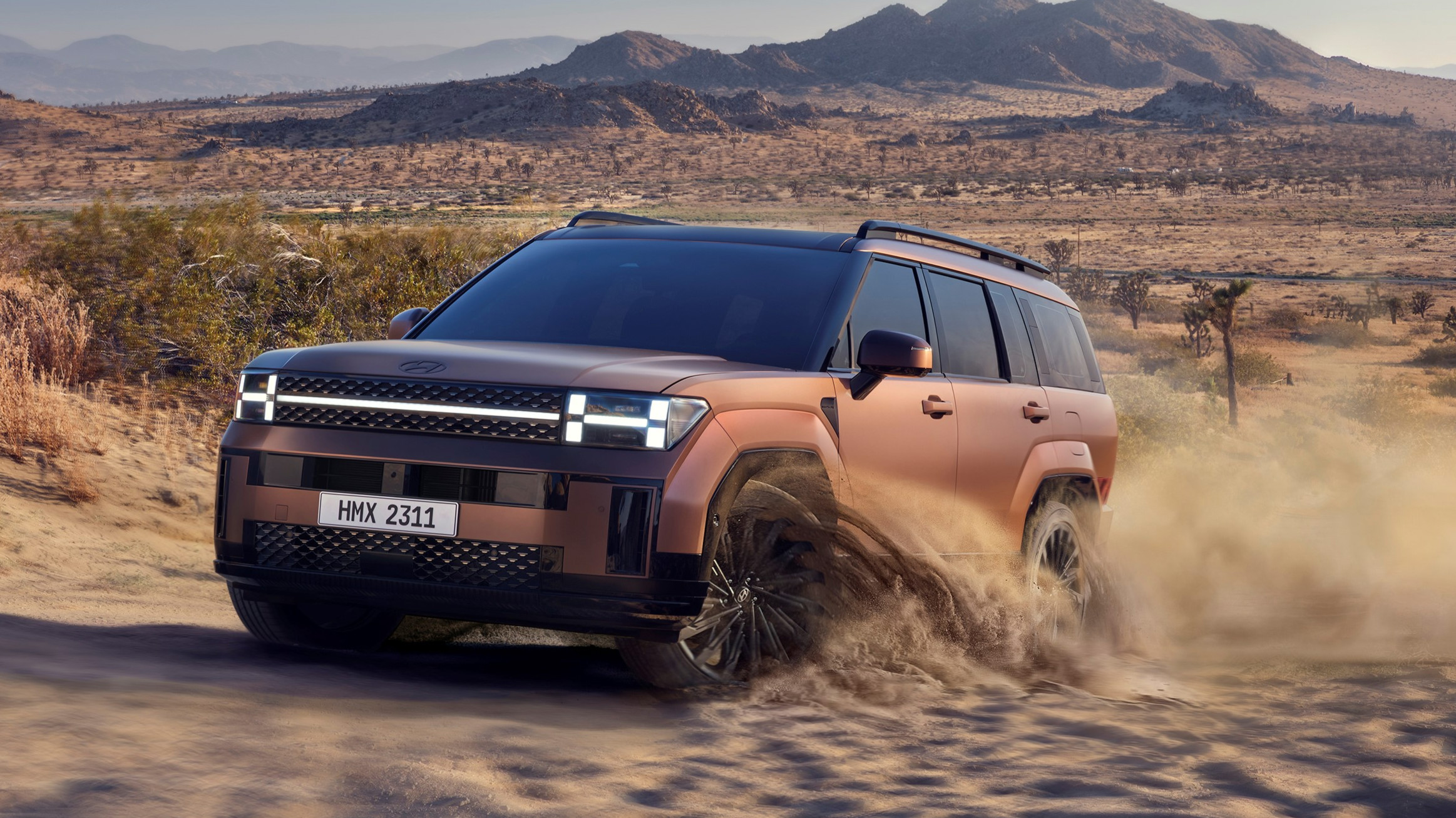 The 2024 Hyundai Santa Fe off-roading