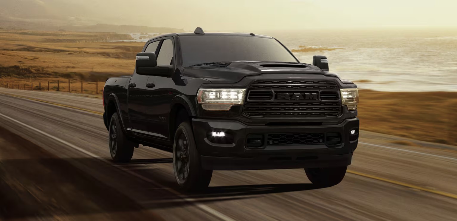 The 2024 Ram 3500 on the road