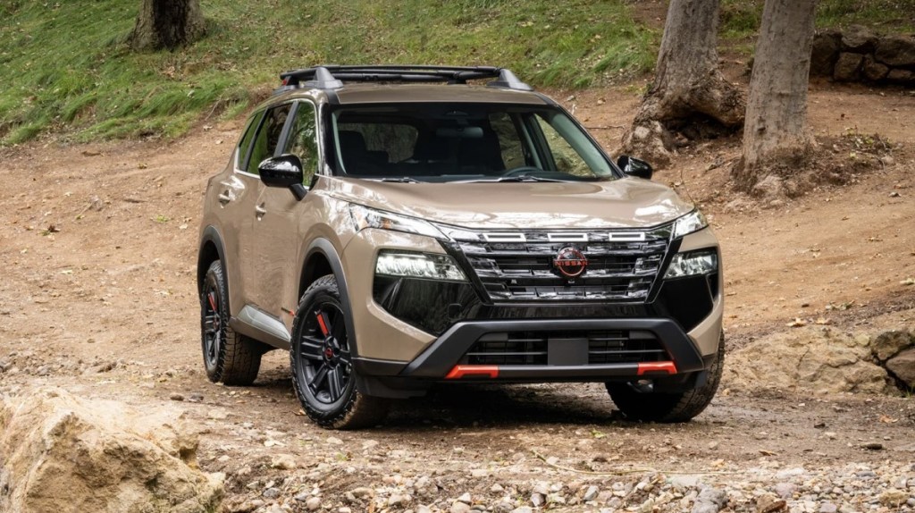 The 2025 Nissan Rogue Rock Creek Edition off-roading