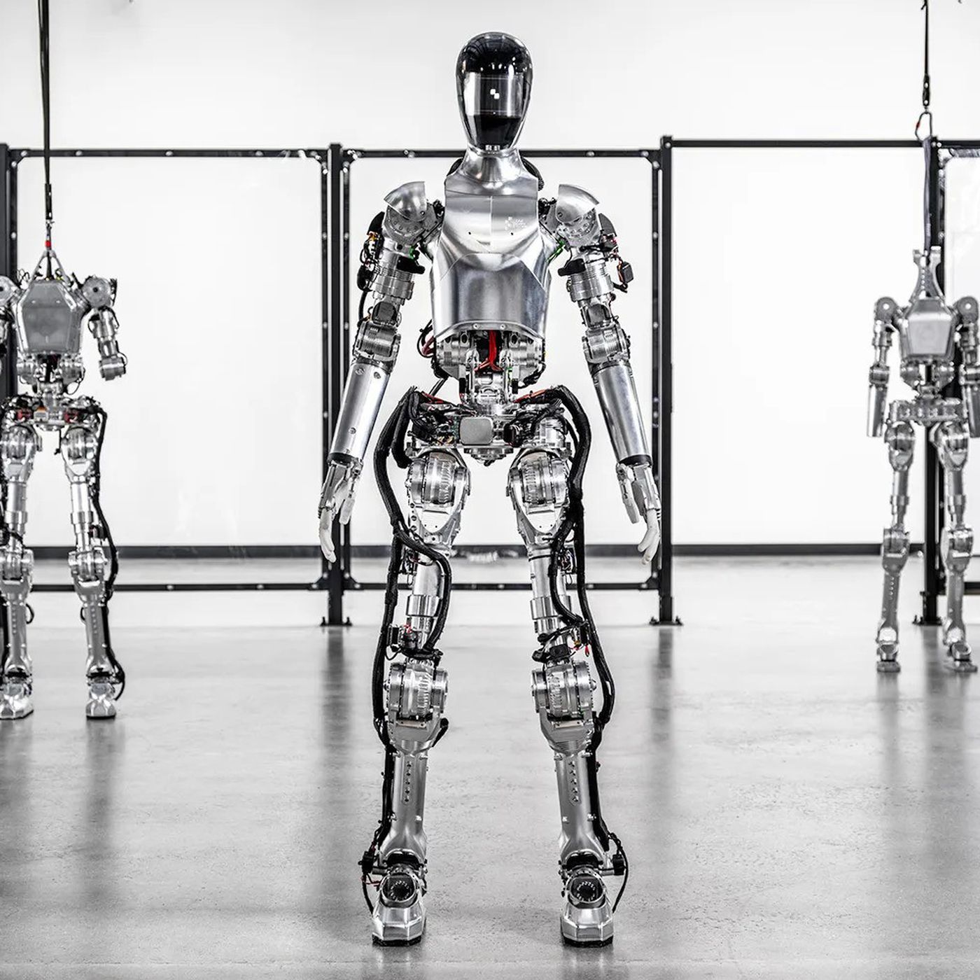 The BMW humanoid robot standing up
