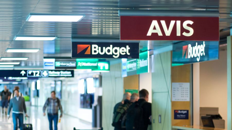 Car rental companies such as Enterprise have several ways to get potentially stolen cars back. However, car theft is a felony.