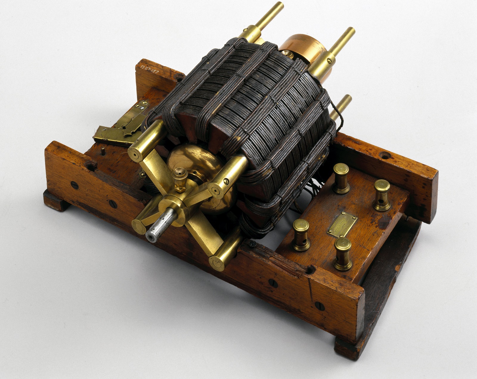 The original Nikola Tesla induction motor, 1887-1888