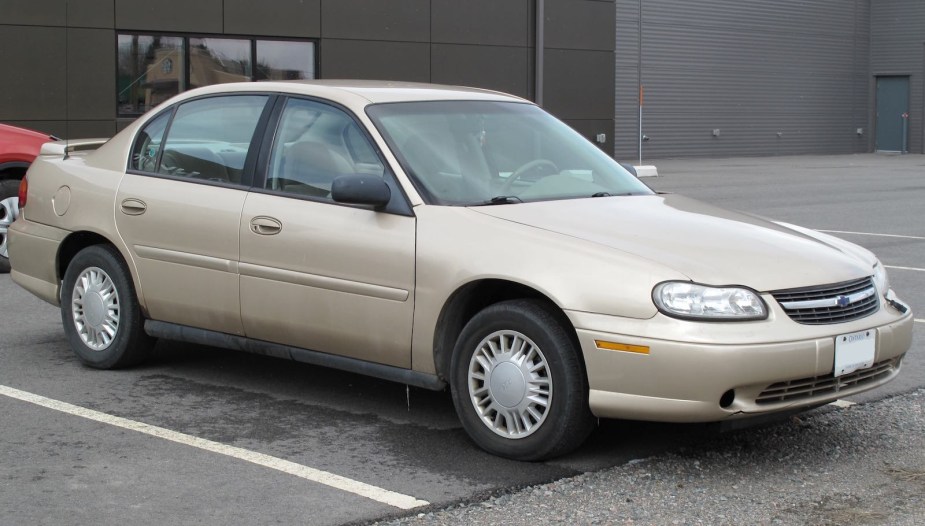 Beige 2003 Chevy Malibu