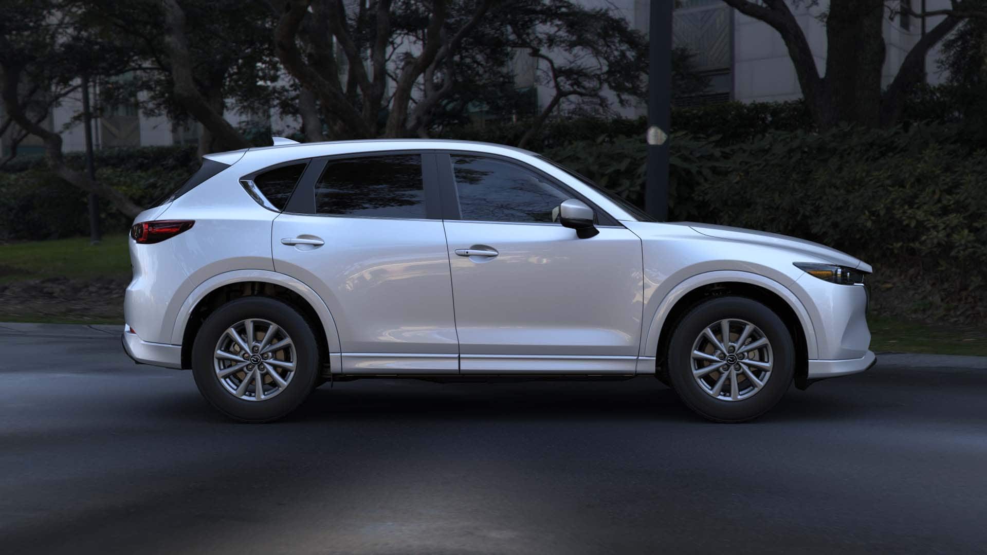 The 2024 Mazda CX-5 on the street