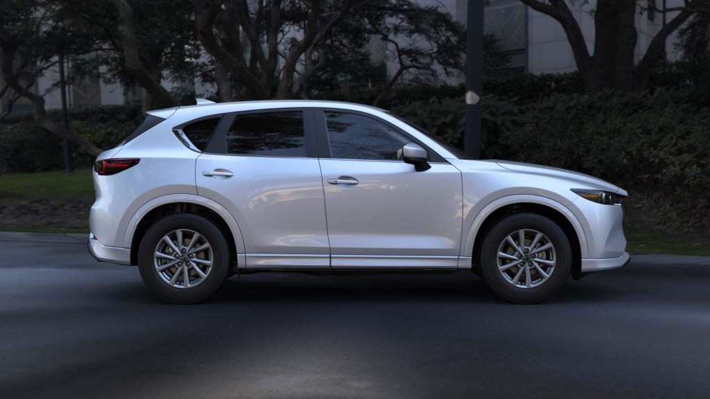 The 2024 Mazda CX-5 on the street
