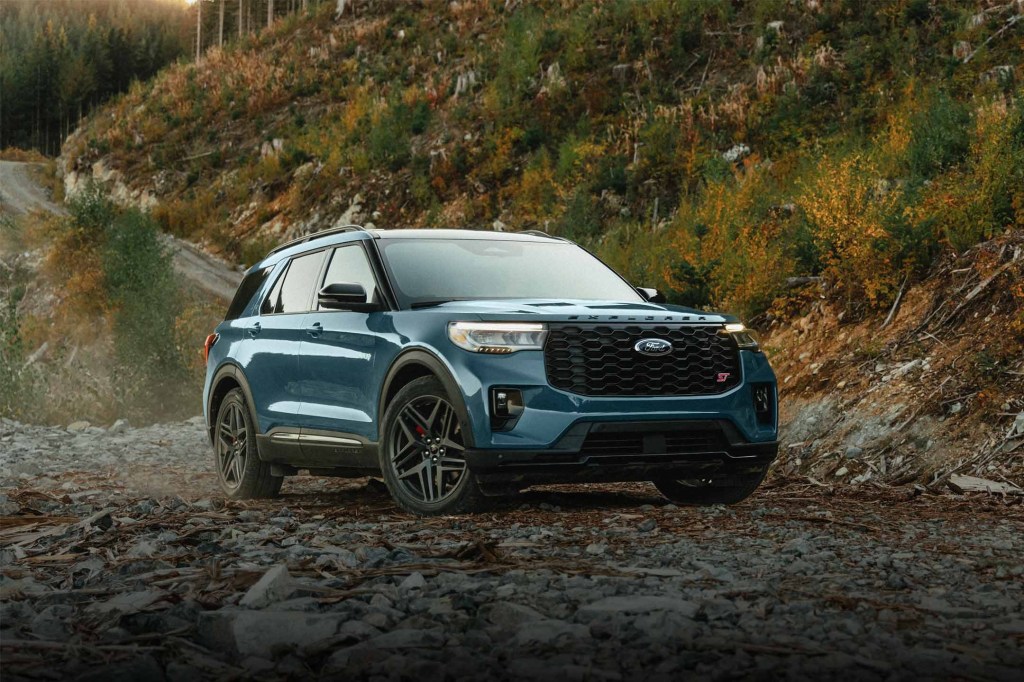 The 2025 Ford Explorer off-roading