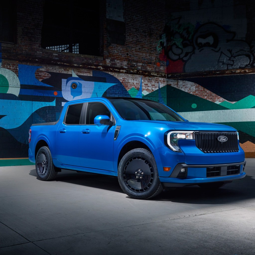 The 2025 Ford Maverick in the city