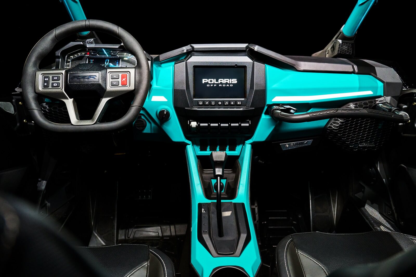 The new RZR lineup shows off its updated interior.
