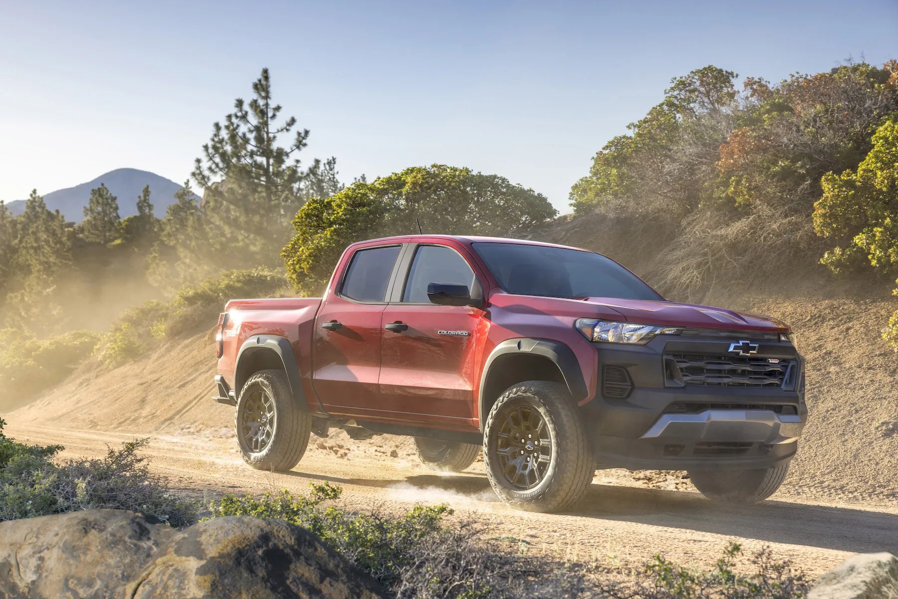 The 2024 Chevy Colorado off-roading