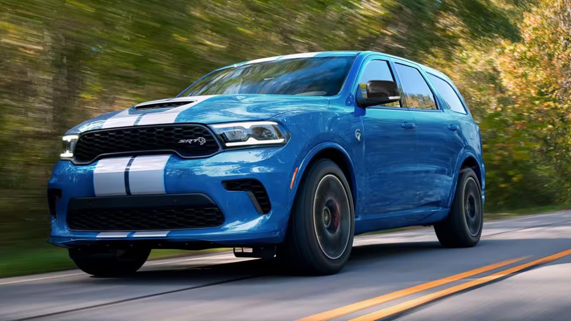The 2024 Dodge Durango on the road