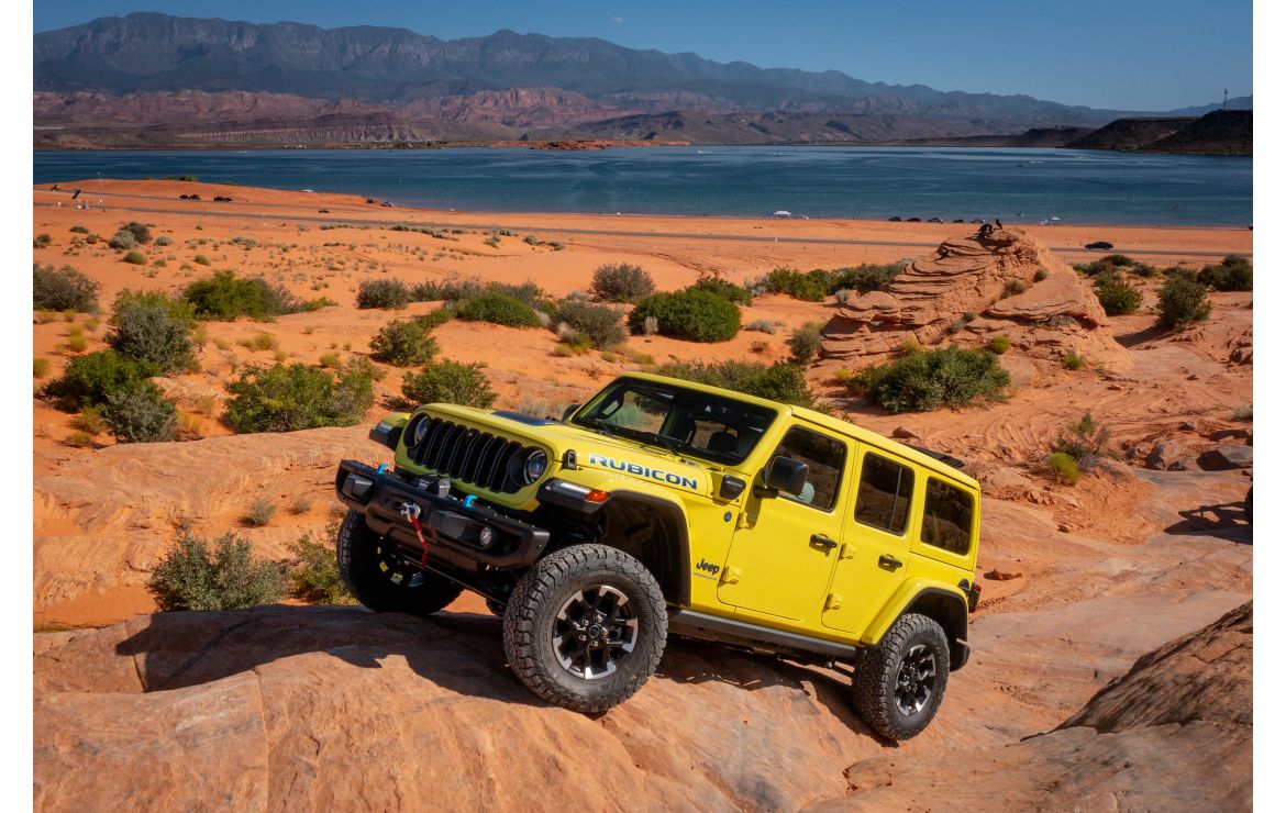 The 2024 Jeep Wrangler off-roading