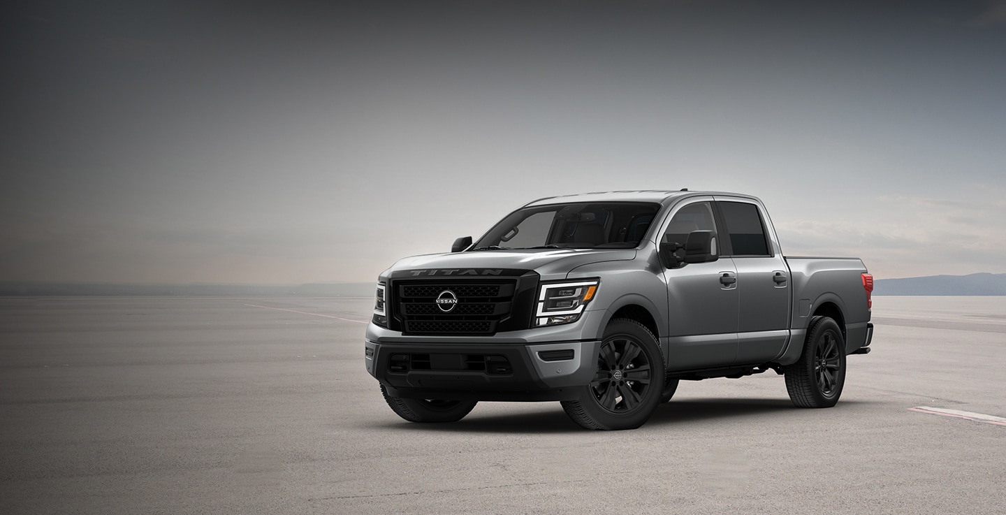 The 2024 Nissan Titan parked on flat land