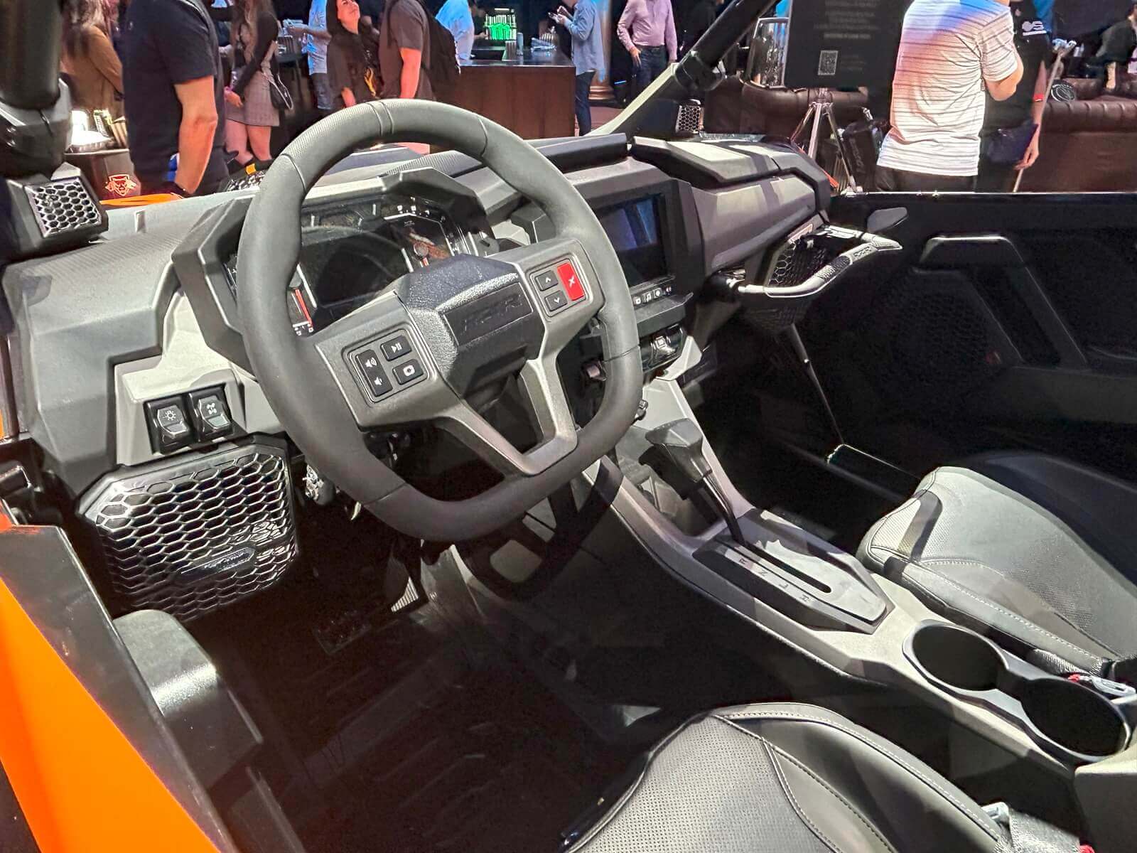 The Polaris RZR Pro R interior and its RIDE COMMAND unit within the Call of Duty: Black Ops 6 model.