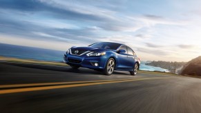 A man driving a Nissan vehicle is facing several charges after excessively speeding and almost crashing to evade a traffic stop.