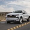 The 2024 Chevy Silverado 1500 on the road