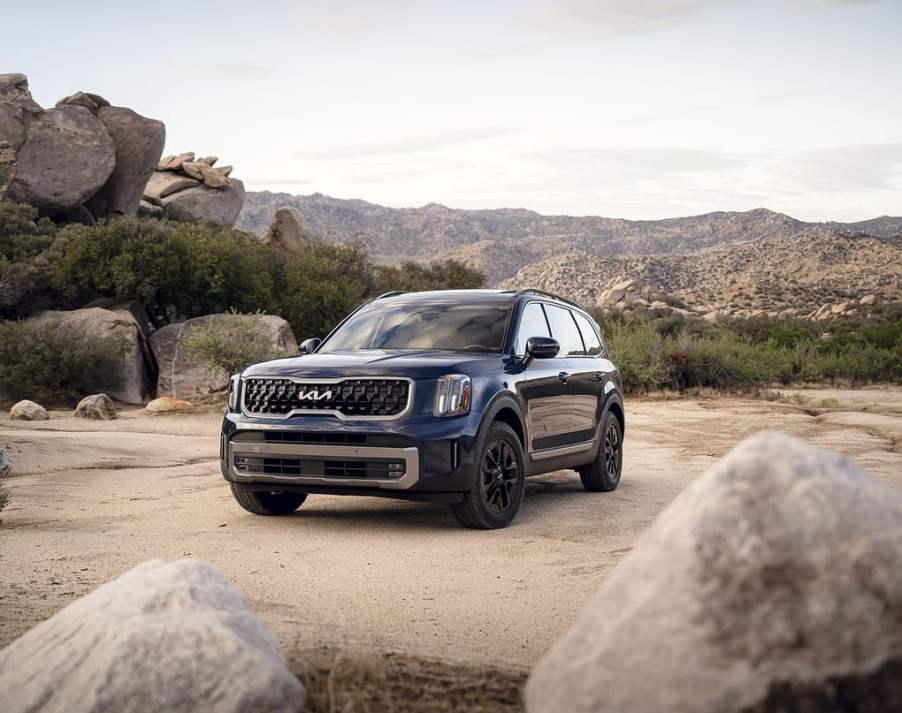 The 2024 Kia Telluride off-roading