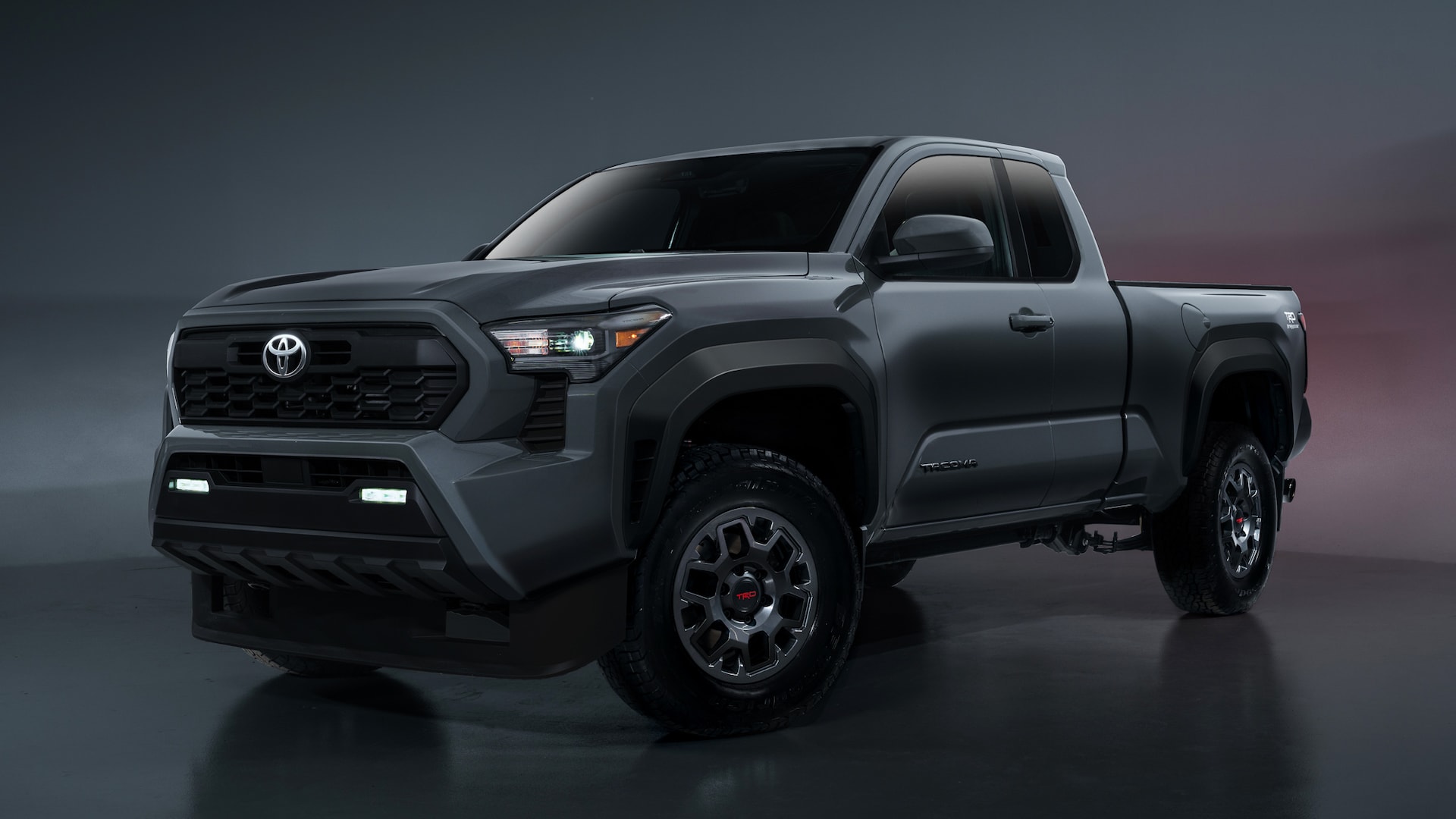 The 2025 Toyota Tacoma on display