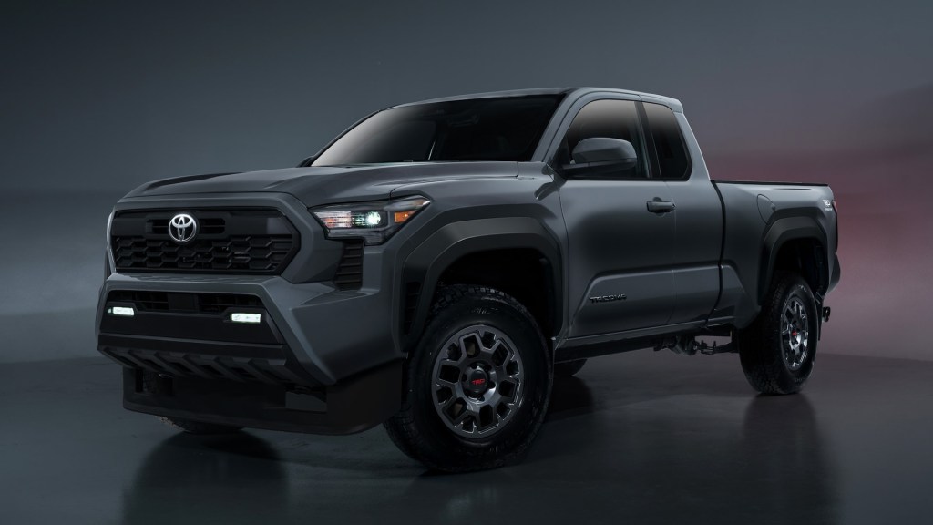 The 2025 Toyota Tacoma on display