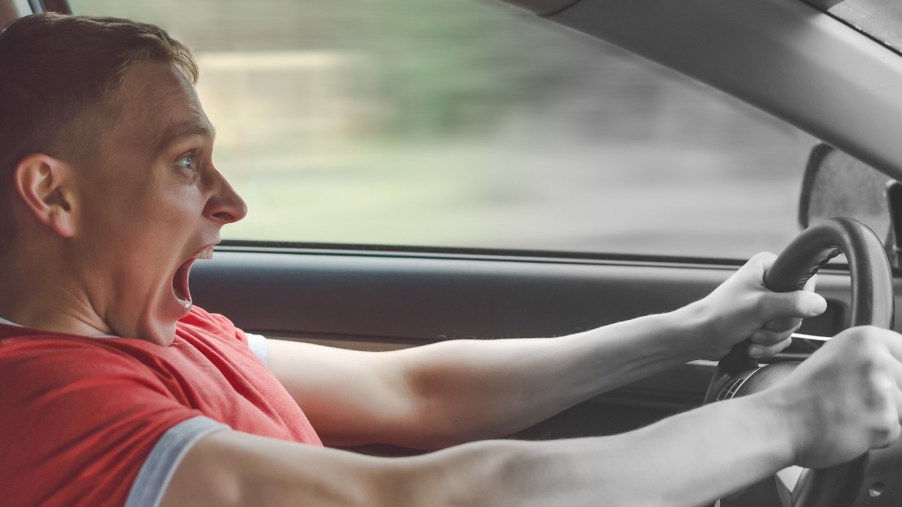 A North Carolina man tried to evade a traffic stop and ended up crashing into a home after going airborne. Read on.