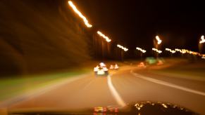 Drunk drivers can experience blurred vision and slowed reaction time.