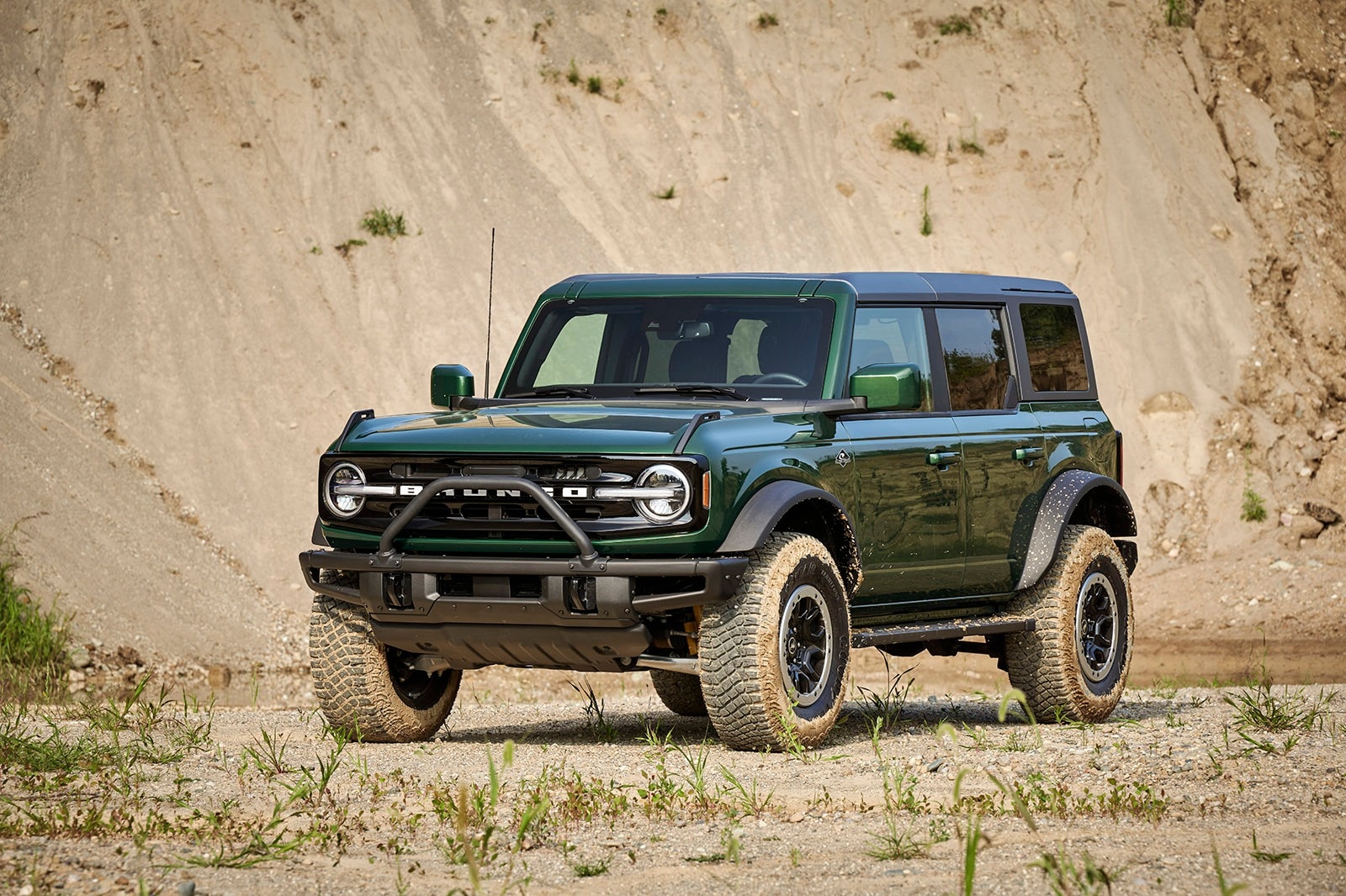 The 2022 Ford Bronco off-roading