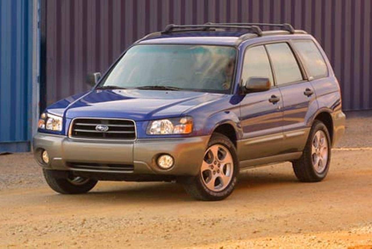 The 2003 Subaru Forester off-roading