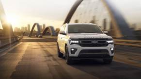 A 2024 Ford Expedition on the road
