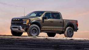 The 2024 Ford F-150 Raptor off-roading