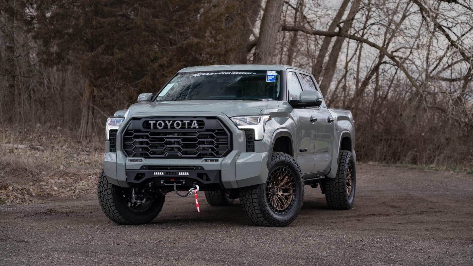 The 2024 Toyota Tundra in the woods 