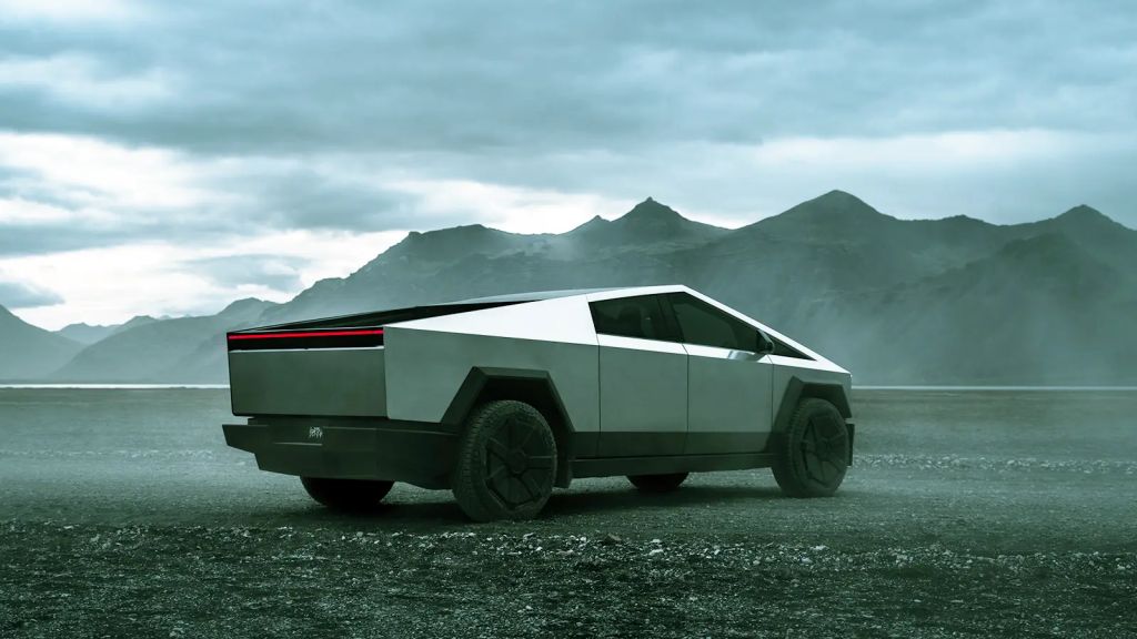 The Tesla Cybertruck off-roading