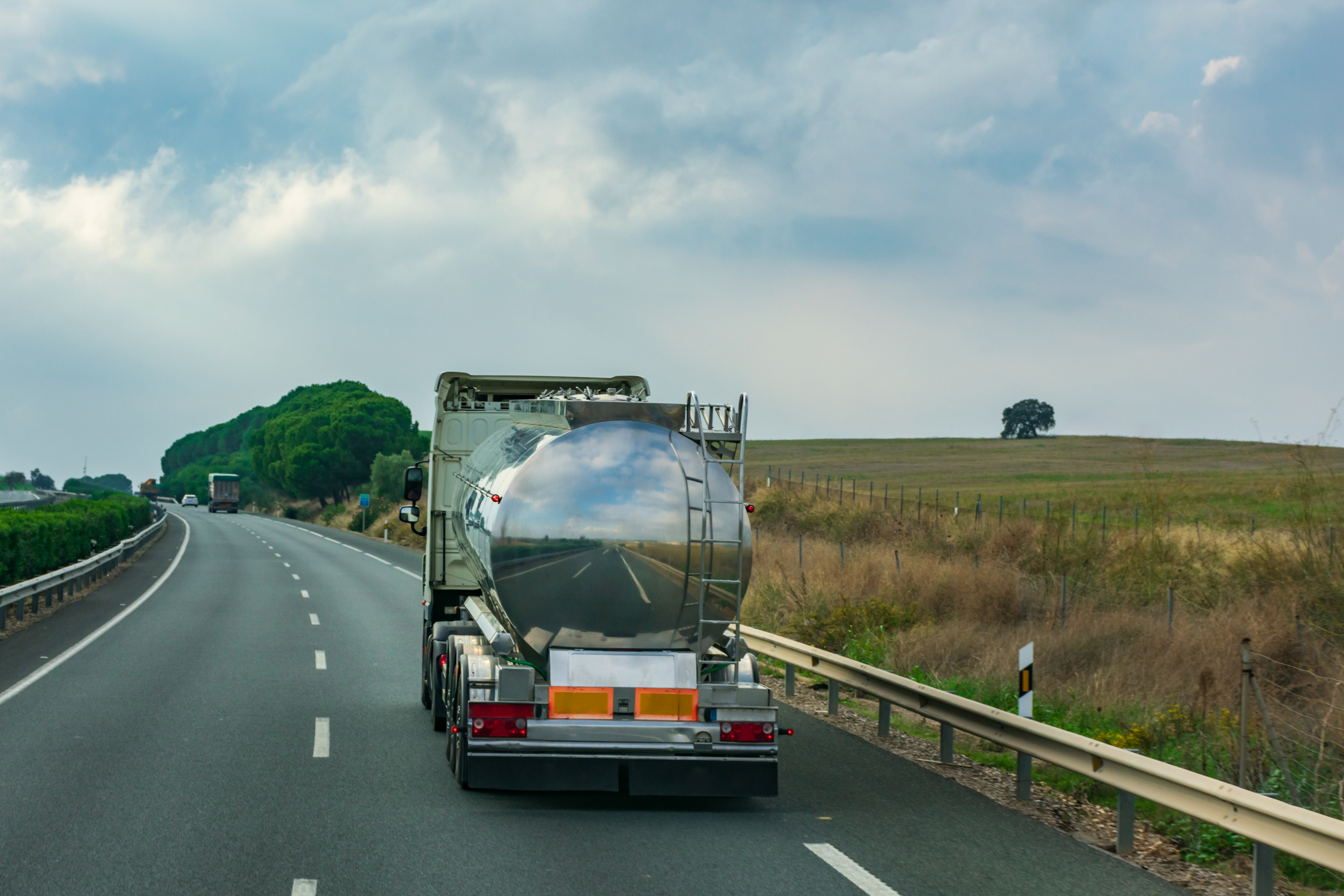 A fule tanker on the road