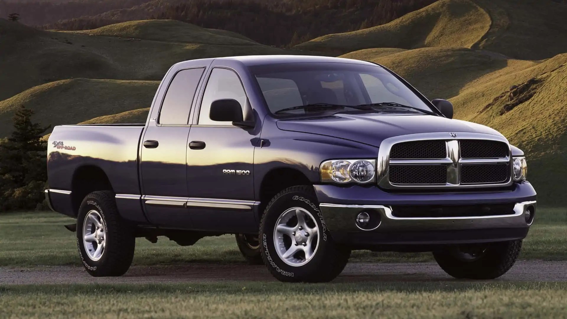 A 2003 Dodge Ram 1500 off-roading