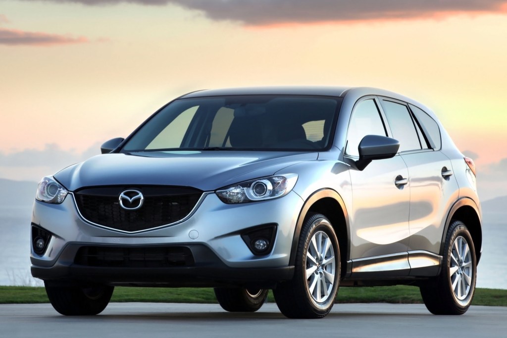 The 2014 Mazda CX-5 on the pavement