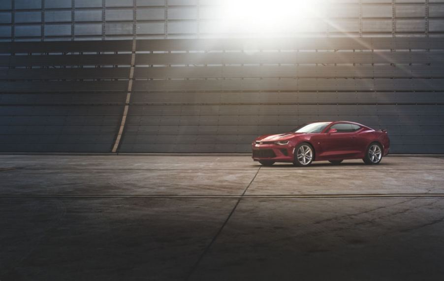 A sixth-generation Chevrolet Camaro, one of the dead cars before the 2025 model year.