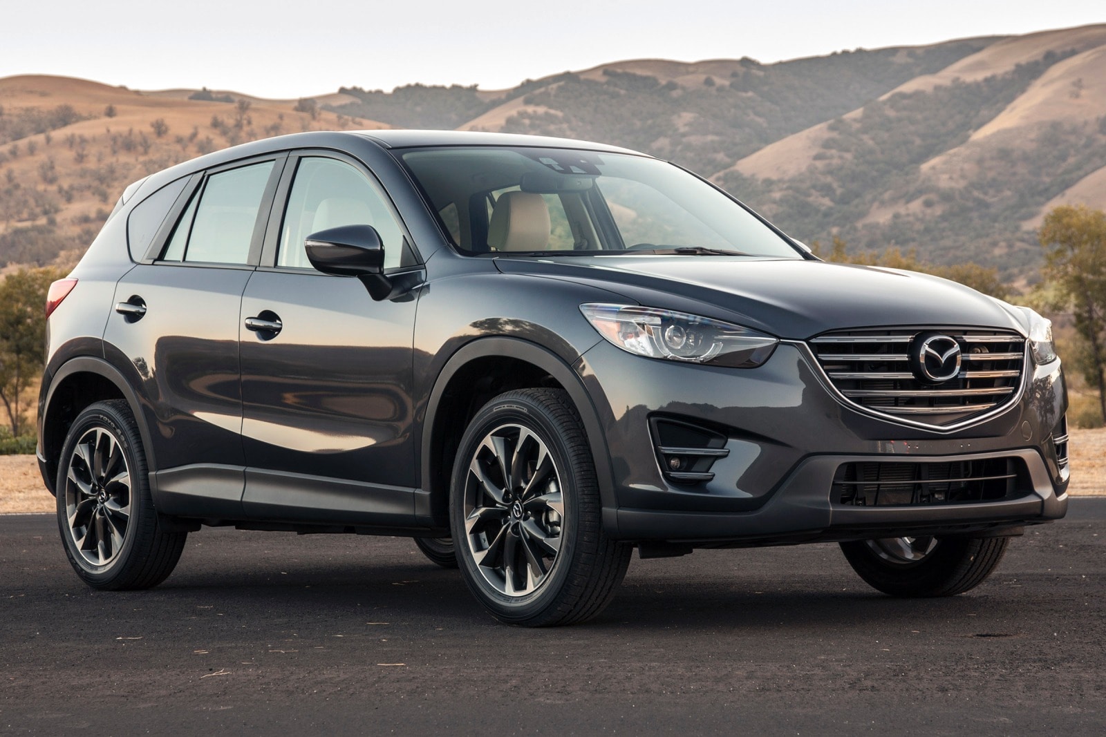 The 2016 Mazda CX-5 near mountains