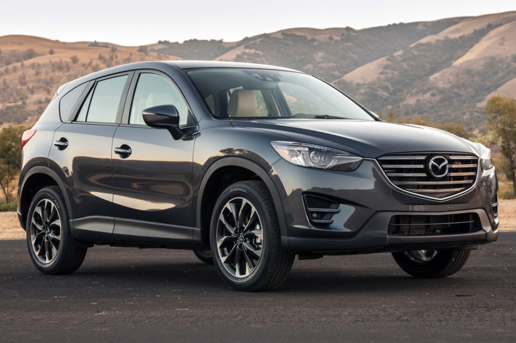 The 2016 Mazda CX-5 near mountains