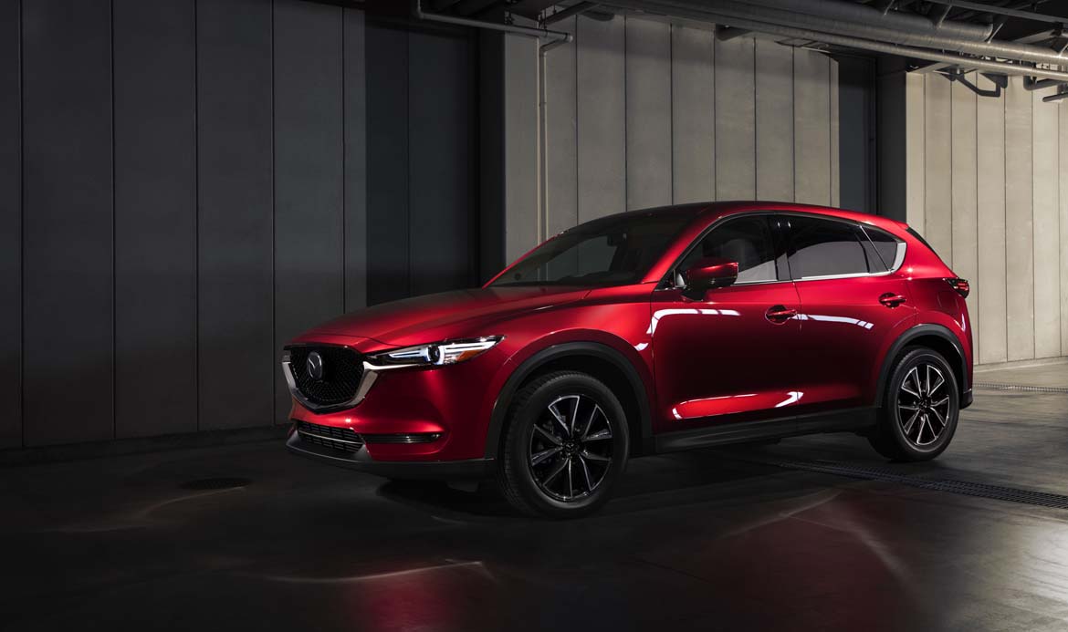 The 2018 Mazda CX-5 on display