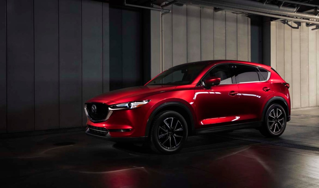 The 2018 Mazda CX-5 on display