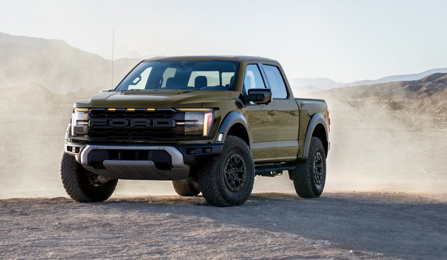The 2024 Ford F-150 off-roading