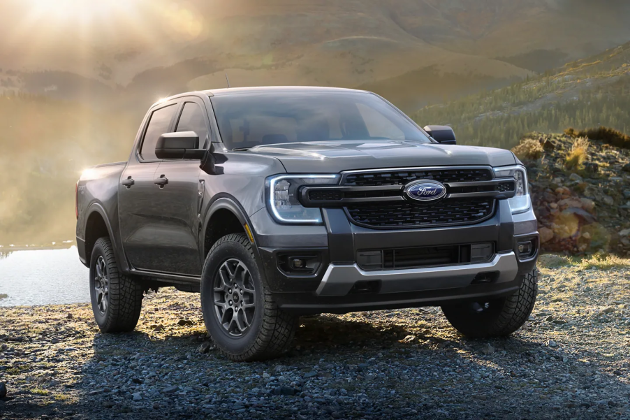 The 2025 Ford Ranger off-roading