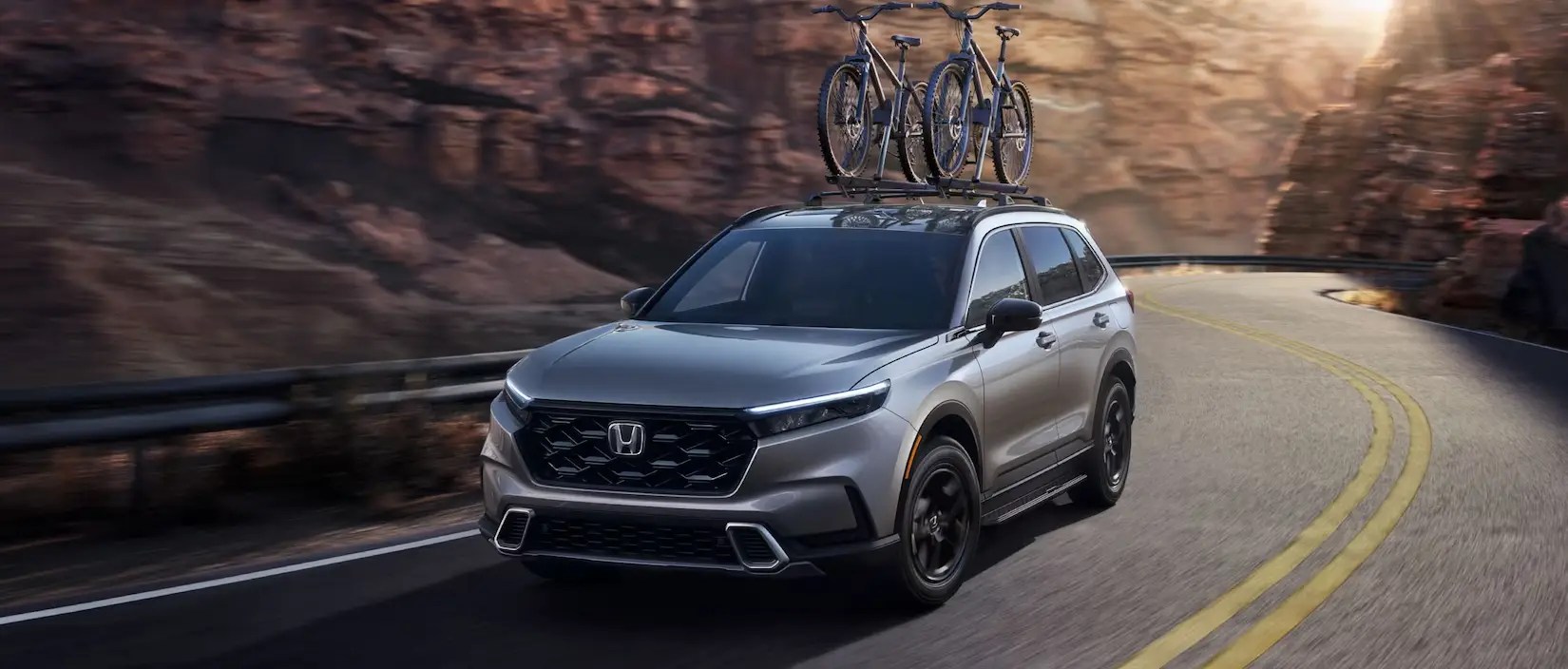 The 2024 Honda CR-V on the road