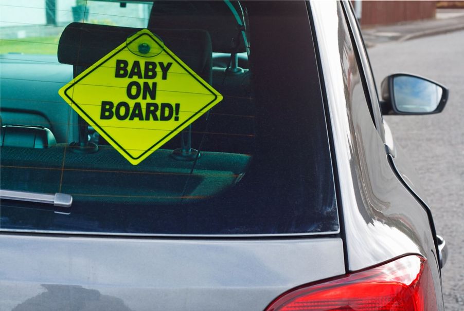A vehicle with a 'baby on board' doesn't belong anywhere near a street takeover.