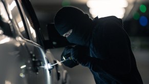 Two car theft suspects are behind bars after stealing a car in Wisconsin and abandoning a child on the side of a road.