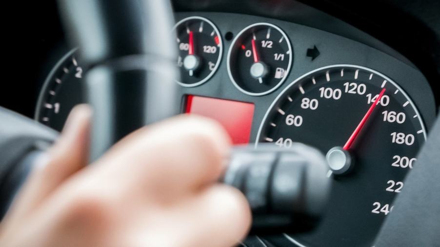 A driver recently evaded a traffic stop and reached speeds of 100 MPH before crashing on the interstate during a police chase.