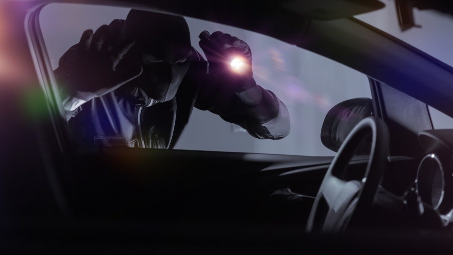 Three Florida residents are in jail and one is dead after a car theft and a subsequent traffic stop.