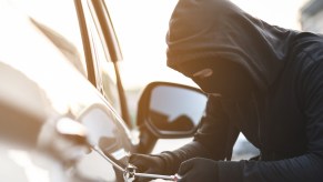 Two teenagers committed car theft in Boston and caused multiple car wrecks after evading the police as they chased them.