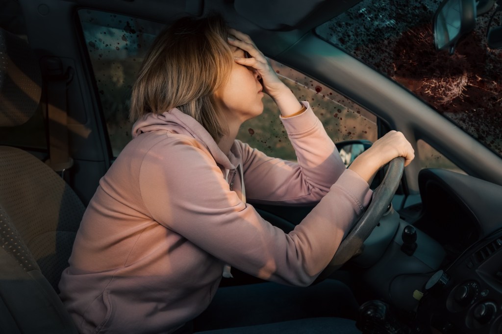 A woman facing a DUI