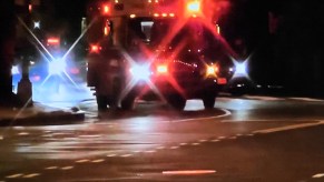 Florida woman flees the police in a. stolen ambulance.